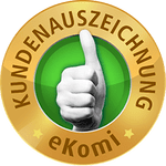 Ekomi - gold Siegel Award