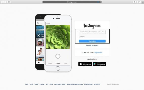 aboalarm.de: Instagram Account deaktivieren