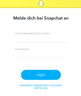 Snapchat Account löschen Website Schritt 6